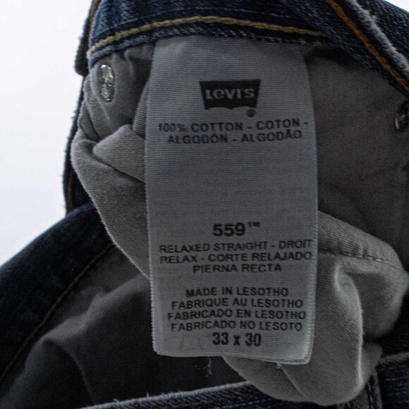 Levis 559 Relaxed Straight Jeans Skater Grunge 33 x 28 Y2K Streetwear - Picture 6 of 10